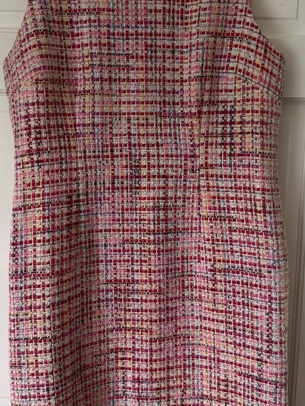 Talbots Pink Tweed Midi Sheath Dress - Picture 2 of 4